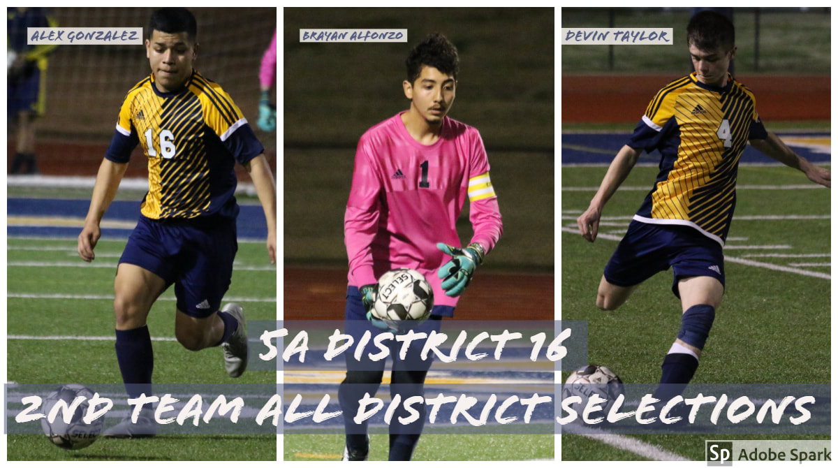 Second team all district selections